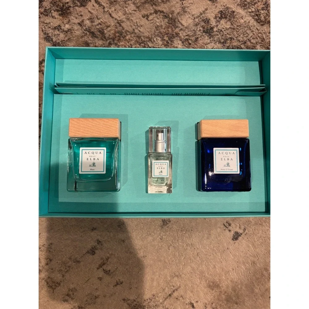Acqua Dell'Elba Scatola Regalo Home Scent mare and notte d'estate  3pcs